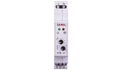 Zeitrelais 1 Funktion 1NO/NC 16A 0,1Sek-10Tage 230V AC PCM-01 EXT1000072 Schloss 5903669021971