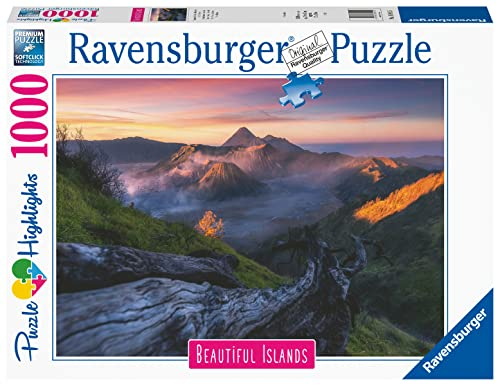 Ravensburger Puzzle Beautiful Islands 16911 - Stratovulkan Bromo, Indonesien - 1000 Teile Puzzle für Erwachsene und Kinder ab 14 Jahren