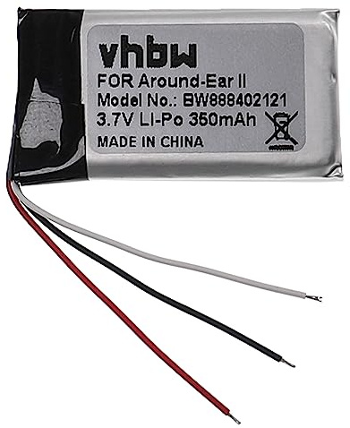vhbw Akku Ersatz für Bose AHB571935PCT-01 | für Wireless Headset Kopfhörer (350mAh, 3,7V, Li-Polymer)