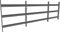 Melko Griglia per finestre e finestre in acciaio, 45 x 100 – 190 cm, protezione anti-effrazione, balcone, finestra del piano terra