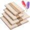 Mbsomnus 200 Stück Holzstäbchen zum Basteln, Eisstiele aus Holz zum Basteln, Holzspatel Eisstäbchen für DIY Handwerk Bastelarbeiten, Handgemachte Geschenke (114mm×2+64mm×2)