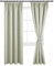 DWCN Vorhänge Wohnzimmer Blickdicht Kräuselband mit Vorhang-Krawatten, 2er Set H 260 x B 140 cm Vorhänge Dunkel Thermogardine Verdunkelung, Wärmeisolierend Thermovorhang für Schlafzimmer, Hell Beige