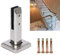 KMERCE Abrazadera de Vidrio de Piscina/Poste Cristal Barandillas de Acero Inoxidable 304/Poste de Balaustrada Vidrio/Escalera Vidrio exterior/Barandilla de Balcón/Soporte Cristal, Para vidrio 10-16mm