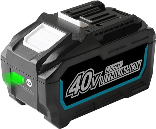 ENERGUP 40V 2500mAh Batterie pour Makita 40V Batterie BL4020 BL4025 BL4060 BL4050F BL4040 BL4080F avec indicateur LED