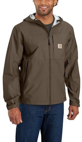 Carhartt Storm Defender Veste légère et pliable pour homme Coupe décontractée, tarmac, 4X-Large