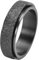 Whoiy Titanringe Eheringe Edelstahl mit Gravur Sandstrahl Glitzer 6MM Personalisiert Ringe Schwarz Fidget Ring Stressabbau Unisex Freundschaftsringe Best Friends Größe 52 (16.6)