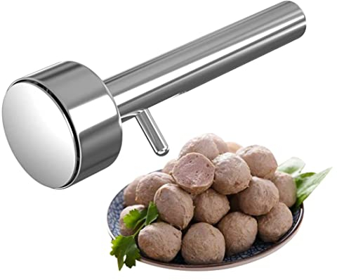 Cuchara para Falafel, Cuchara Acero Inoxidable para Hacer Falafel Cuchara Profesional para Hacer Falafel Cuchara Antiadherente para Hacer Falafel Mezcla Falafel Congelado Albóndigas Gadgets de Cocina
