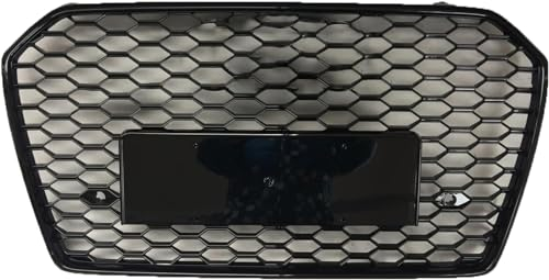 Auto Vordere Stoßstange Kühlergrill für Audi A6 RS6 2016 2017 2018 C7 PA, KüHlergrill Front Ersatz Hauben Grill Doppelsteg Sport Kühlergrill
