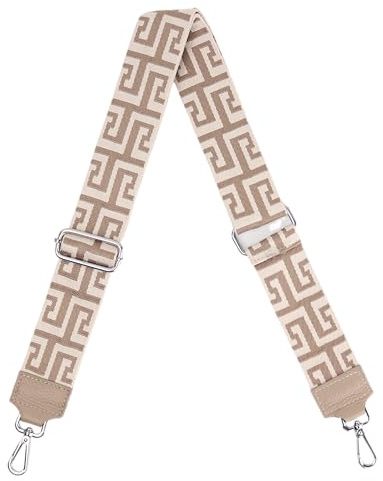 MIRROSI Schulterriemen Made in Italy aus Echtleder Schultergurt für Tasche zum Wechseln 5cm Breit Bohemian Style Längenverstellbar