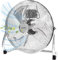 Syntrox Turbo Ventilator Quirbos | Edelstahl Windmaschine | Bodenventilator, 41 cm Rotorblatt, 3 Geschwindigkeitsstufen, 100 Watt, Stabil und standfest