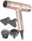 GA.MA Italy Professional, iQ3 Perfect, sèche-cheveux ultraléger avec moteur sans balais 110 000 tr/min, technologie Stand-by et fonction Turbo, puissance 1600 W, Gold Rose