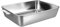 PRETYZOOM Teglia Teglia Rettangolare In Acciaio Inox 30X20 Cm Con Manico Per Cucinare Tacchino Roast Beef Pesce Affumicare E Grigliare Leccarda Per Griglia