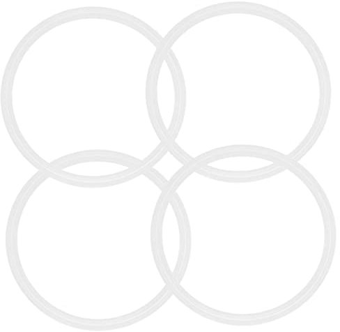 WOONEKY Silicone Sealing Ring for Flask Elastic Bottle Lid Ring Reusable Easy to Clean