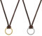 beinkmake Collana per occhiali da vista, supporto per occhiali, cinturino in pelle, regolabile, anello per donne, occhiali da lettura, occhiali da sole, collana da uomo, 45 cm