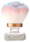 Blueshyhall Pinceau de Maquillage Bling avec Diamant Strass, Cosmetique Pinceau Maquillage Visage Kabuki Pinceau Makeup Brushes Pinceau Fond de Teint, Pinceau Voyage pour Blush, Fard à Joues (Blanc)