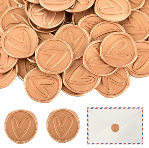 25 Stück Herz Wachssiegel Selbstklebend Gold Siegelaufkleber Vintage Wachssiegel Umschlag Versiegelungsaufkleber Wachssiegel Aufkleber für Weihnachten Hochzeit Geburtstag Geschenktüte