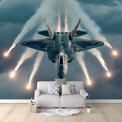 Art Fototapete Jets Vlies Tapeten Moderne Flur Wanddeko Wandtapete Wohnzimmer Schlafzimmer Spielzimmer Tapete Wall Art Wandbilder 200x140 cm