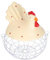 HYKJCSS Huevera Gallina Cesta para Huevos De Resina, Cesta De Red Metálica, Cesta para Almacenamiento De Huevos, Cesta para Almacenamiento De Frutas Y Patatas Hueveras
