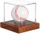 Baseball Display Box, Autograph Ball Showcase, UV Protected Case - Wood Base Display for Official Size Baseball Autograph Baseball Display, UV Protected Showcase, Wood Base Case