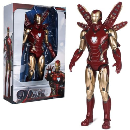 hiyanan Marvel, 1/5, Total Height Approx. 14.0 inches (356 mm), PVC & ABS, Pre-painted Action Figure (Iron Man 1605-08)