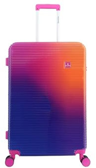 SAXOLINE Reisekoffer, groß, erweiterbar, Kollektion Twist, Maße: 76 x 50 x 30 cm, Fassungsvermögen: 110 l, Gewicht: 4,5 kg, Rosa, Modisch