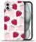 artslion Cute Handyhülle für iPhone 16 hülle 6,1 Zoll, Erdbeere Muster Stoßfest Kratzfest Schutzhülle für iPhone 16