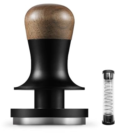 MHW 3BOMBER 58,35 mm Espresso-Tamper, 30 Pfund Ersatzfedern, kalibrierter Tamper mit akustischer Rückmeldung. MHW 3BOMBER flache Basis (58mm)