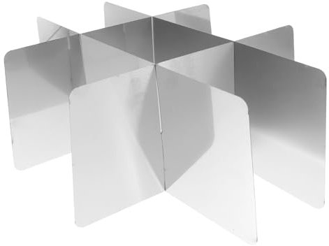 VICASKY Jiugongge Pot Divider Thick Pot Partition Separator for Kitchen Save Effort Cooking