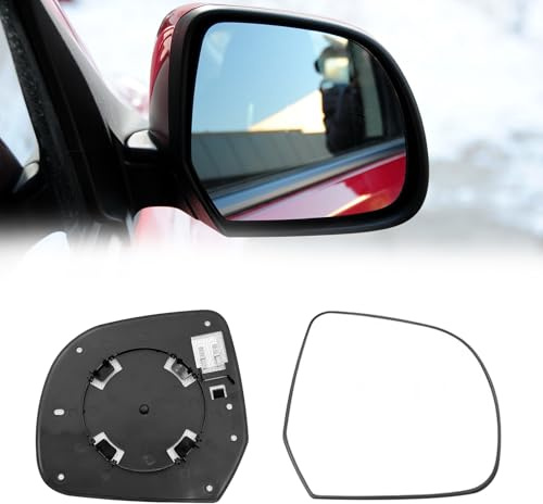 Altsbaos 1PCS Kompatibel mit Nissan Micra K13 Spiegelglas Rechts 2010-2016 | Ersatzspiegel Beheizbar Kompatibel mit Dacia Duster 2010-2013 Spiegelglas Außenspiegel Lodgy/Dokker 2012-2021 Spiegel