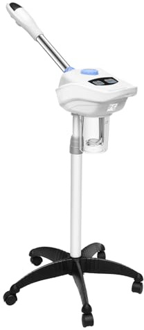 Digital Ozon Gesichtsdampfer Vapozon 2in1, 750ml Wassertank, Höhenverstellbar & 360° drehbare Düse, Automatische Abschaltung bei Wassermangel, Für Kosmetikstudio & Haushalt (Style 2)