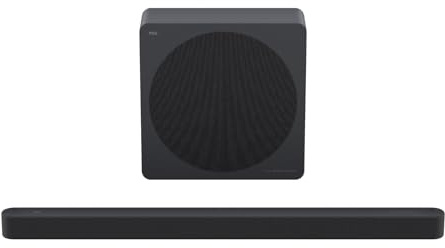 TCL A65K 3.1.2 channel soundbar with wireless subwoofer, Dolby Atmos | Audio by Bang & Olufsen, HDMI 2.1 eARC, Bluetooth 5.3, DTS:X, potenza di picco 460 W, adattamento AI Sonic