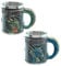 Puckator Dark Legends Dragon Tankard - Pint Glass - Viking Goblet - Fantasy Home Decoration - Beer Mugs - Viking Cup - Cool Glasses for Drinking - Tankers for Men - Resin