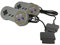 W4W Mando a distancia compatible con Super Nintendo SNES – Conector de 7 pines – Paquete de dos controladores (paquete de 2)
