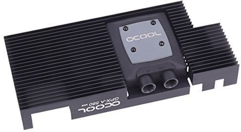 Alphacool 11573 NexXxoS GPX - AMD RX 580 M06 - mit Backplate - Schwarz Wasserkühlung GPU - Kühler