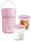 Miniland Frischebehälter Set 2 x 250ml mit Isoliertasche - PACK-2-GO HERMISIZED ROSE