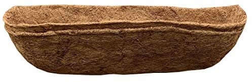 Selections Pack of 2 Garden Co-Co Wall Basket Planter Coco Trough Liner 60cm