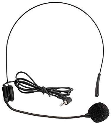 Retekess Condenser Headset Microphone Flexible Wired Boom Standard 3.5mm Connector Jack for Belt Pack Mic Systems and T126 T130 TT101 TT105 TT106 TT108 TT109 Tour Guide System