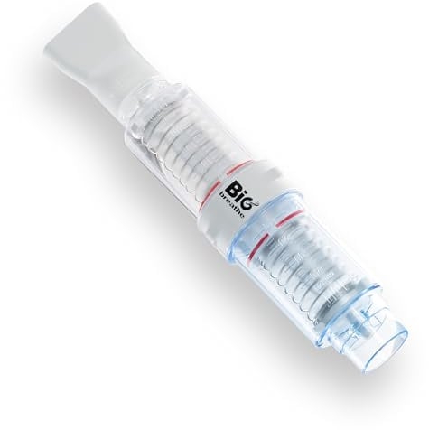 Bigbreathe IMT/PEP | 3-in-1 Atemtrainer für Senioren, Schleimlösung und Lungenkapazitätssteigerung, Einfach zu bedienen und zu reinigen