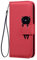 XINNI Cover Protettiva per Xiaomi 11 Lite 5G NE(Xiaomi Mi 11 Lite) Case, retrò Flip Magnetica Cellulare Custodia Libro Antiurto in Flip Pelle PU/TPU Portafoglio, Rosso