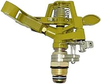 Suinga - Bewässerungsspender, Messing, Zink, 1/2 Zoll, verstellbar, Reichweite 7-12,5 m, Fördermenge 9 bis 20 Liter/Minuto.