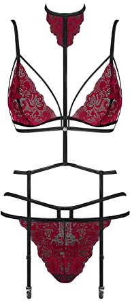 OBSESSIVE - SUGESTINA SET TRES PIEZAS L/XL