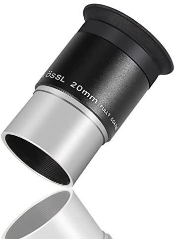 CelticBird Teleskop 3,25 cm Super Plössl Okular 20 mm 4-Element Plossl Design Gewinde für Standard 3,17 cm Astronomiefilter