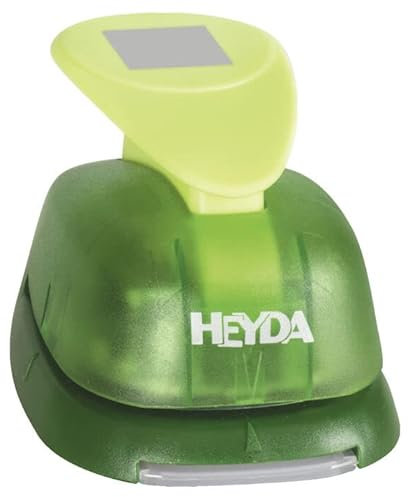 PAINT IT EASY Motivstanzer/Locher XL, Quadrat, Motivgröße ca. 2,5x2,5cm, Kunststoff, Grün