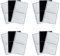 TOGGATH Lot de 12 filtres à charbon de rechange pour fontaine à eau Drinkwell Platinum pour animal domestique, noir et blanc pour chien et chat