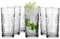 Glasmark Krosno - Set di bicchieri da acqua per long drink, cocktail gin acqua, long drink, bicchieri da cocktail, bicchieri per acqua, lavabili in lavastoviglie, trasparenti, con effetto cristallo, 6