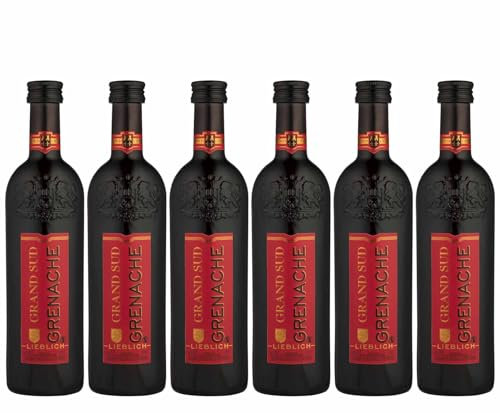 Grand Sud - Grenache Moelleux, Weicher, fruchtiger Rotwein aus Südfrankreich (6 x 0,25 L)