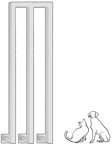 U/M-förmiger Treppenhandlauf, for Innen- und Außengartenstufen, schwarzes Treppengeländer, Geländer, rutschfester, barrierefreier Treppen-Haltegriff aus Schmiedeeisen ( Color : White m , Size : 40cm )