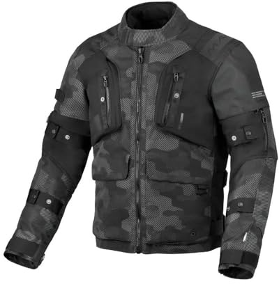 Macna Higera Unisex-Jacke für Erwachsene (1er-Pack), Schwarz/Grau, XL