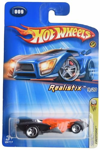 Hot Wheels Firestorm, 2005 First Editions Realistix 9/20 [Schwarz/Orange] #9