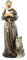 Palais du Rosaire Statue des Heiligen Franziskus von Assisi mit Wolf, aus Kunstharz, 20 cm – Statuen – Christlicher Kult aus Kunststoff
